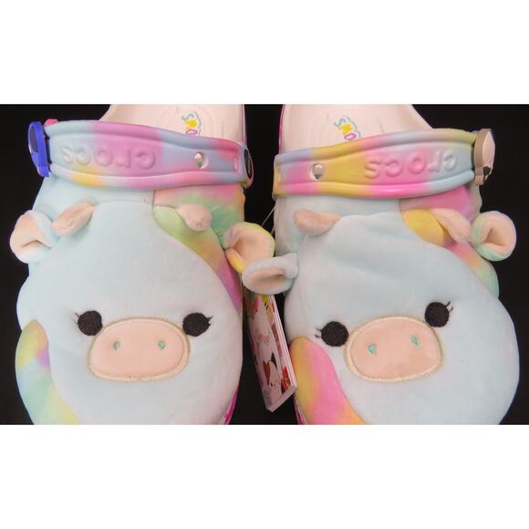 Nwt CROCS Squishmallow Cow Adult Unisex Sz W8 / M6 Clogs - Picture 3 of 8